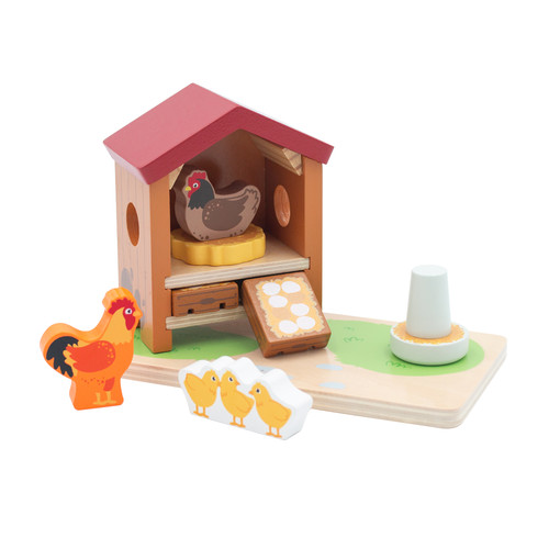 Jumini wooden chicken coop - wooden,