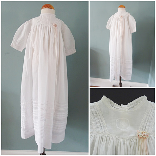 Antique babys dress gown - babys,