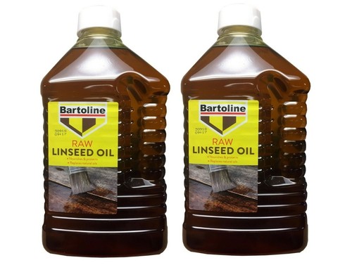 Litre raw linseed oil pack - 4,