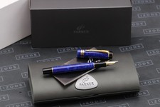 Parker Duofold International Blue Lapis Fountain Pen