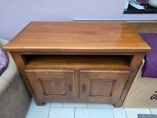 ANTIQUE/REPRODUCTION SOLID OAK LARGE SIDEBOARD/DRESSER BASE/PLASMA TV STAND.