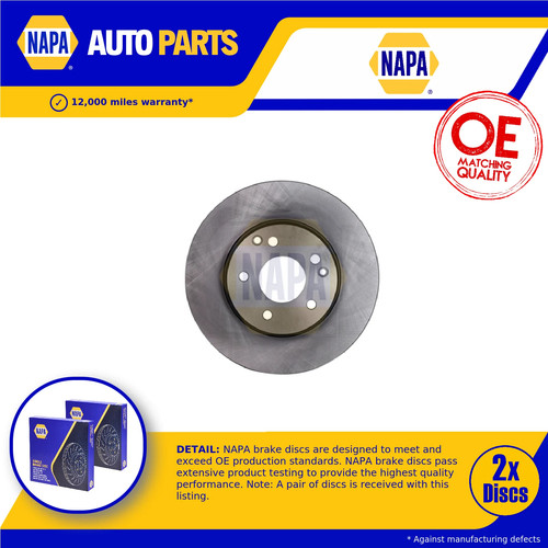 Brake discs pair vented - 2x,