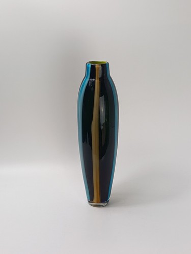 Murano style vase striped - murano,