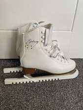 Galaxy Ice Skates Women and Girls White UK Size 4 (Good Used Condition) SK8
