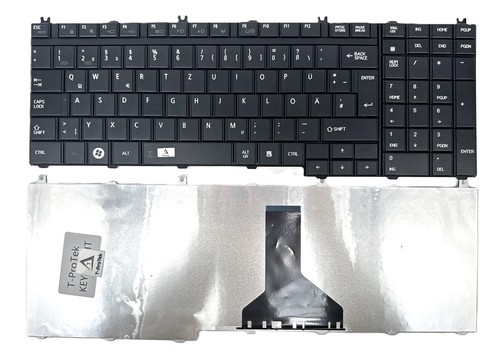 German black keyboard matt - german,