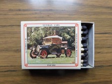 Veteran Cars Matchbox c1980 #13 Fiat   Motor Car 1912 Match Game 5