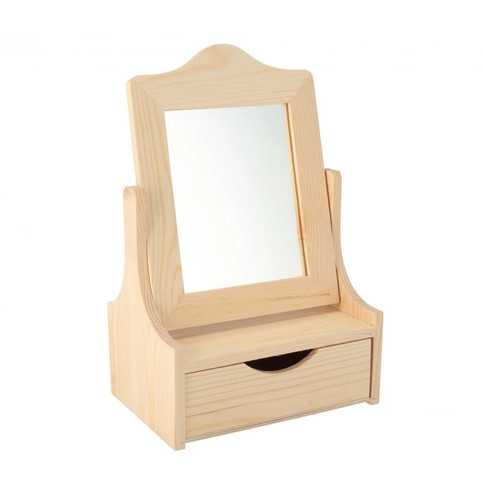 Handcrafted pine wood vanity - wood,