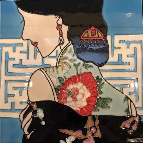 Asian beauty glazed ceramic - beauty,