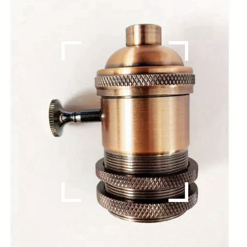 Vintage retro metal - e27, screw