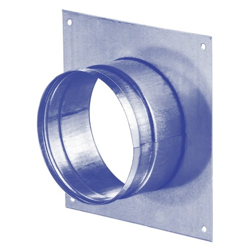 Spigot wall ducting plate - wall,