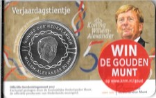 Coincard "Verjaardags Tientje"