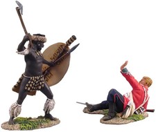 20057 - "No Mercy" - British 24th Foot Attacked by Zulu with Axe