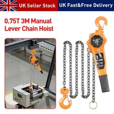 Chain hoist block and - 3m,