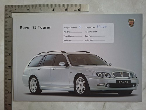 Rover tourer sales brochure - 75,