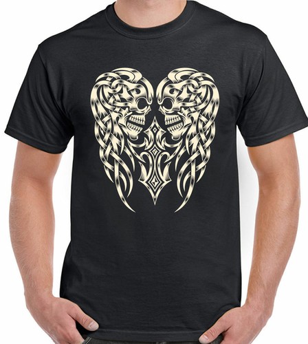 Skull shirt motorbike - skull,