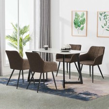 Pairs of Brown Faux Leather