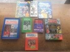 Joblot 8 Vintage Football related Soccer Books Annuals