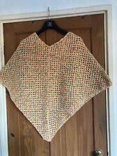 Handmade Crochet Poncho, Pullover, One Size Fits All
