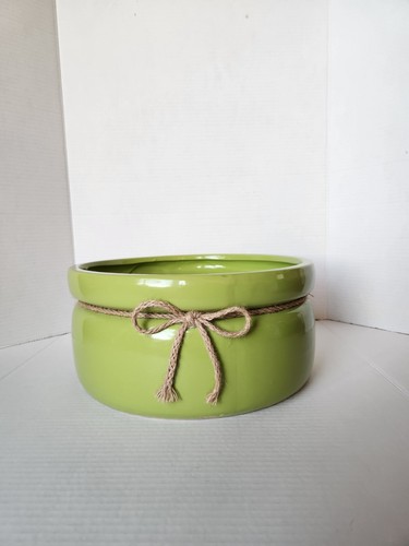 Giant green ceramic dish - ceramic,