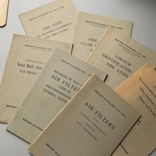 Vintage British Standards Institute BS Booklets Book Paperback CHOOSE FROM LIST