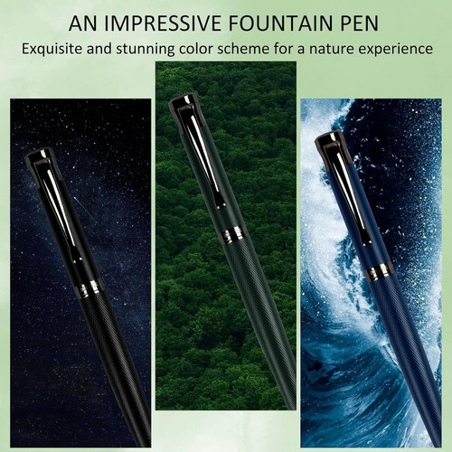 Luxury fountain pen set medium - luxury, set,medium