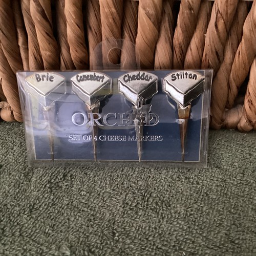 Set metal cheese markers - 4,