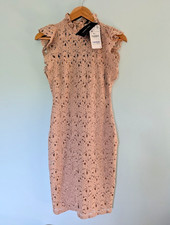 Zara Lace Dress Blush Nude