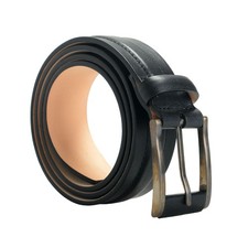 Giorgio Armani Men's 100% Leather Black Buckle Belt Size 28 30 32 34 36 38