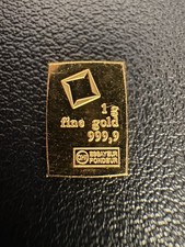1g 999 Fine Gold Bar valcambi