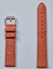 Condor 18mm  Genuine leather Crocodile Grain Watch Strap