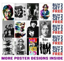 THE BEATLES JOHN LENNON POSTER ART PRINT A4 A3 SIZE BUY 2 GET ANY 2 FREE