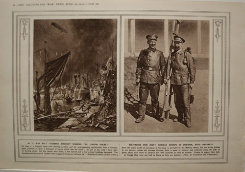1915 wwi ww1 print german - 1915,
