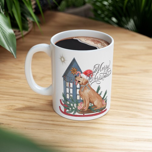 Christmas golden retriever - christmas,