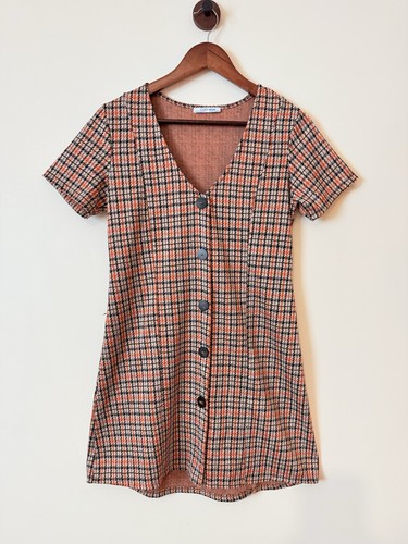 Zara trafaluc orange black 70s - trafaluc,