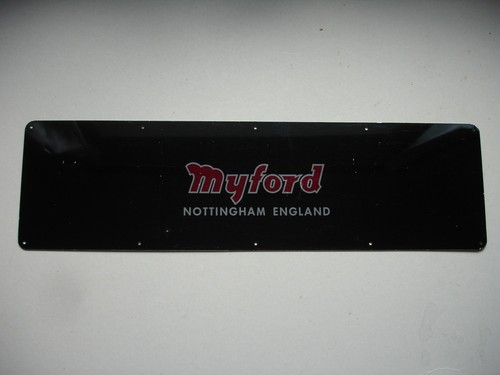 Large myford lathes nameplate - large,