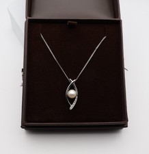 9ct White Gold Cultured Pearl