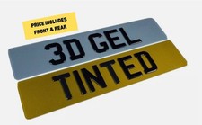 SMOKED TINTED PAIR OF 3D GEL
