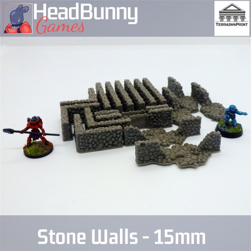 15mm scale stone - scale, walls