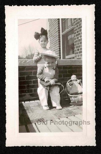 Cute kids playing purse - kids, doll