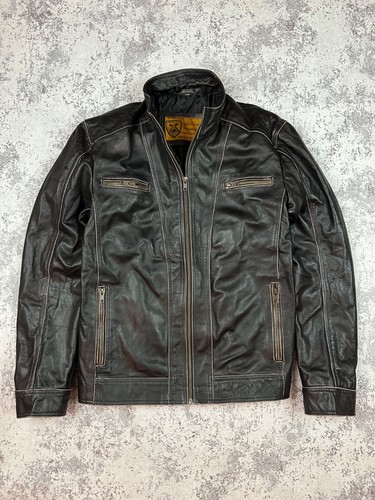 Vintage moto genuine leather - vintage,