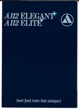 Autobianchi A112 c1979-1980 Export Markets Sales Brochure In English