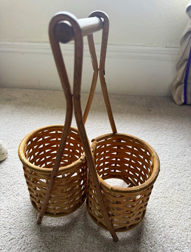 Wicker bottle wine carrier - 2,