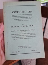 Cornish tin booklet - booklet, by