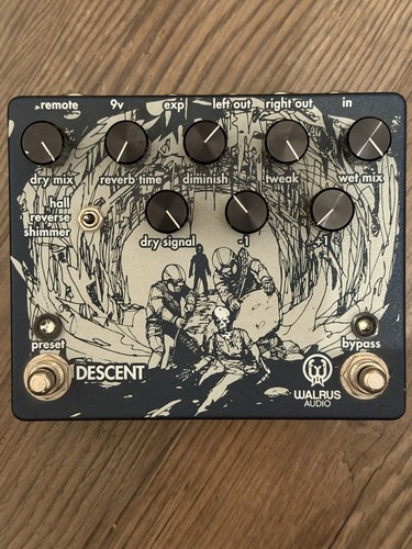 Walrus audio descent reverb - audio,