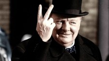 WINSTON CHURCHILL.... V FOR