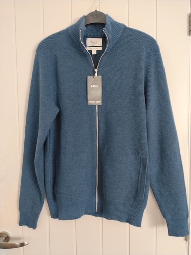 Men cotton blend zip - men's,
