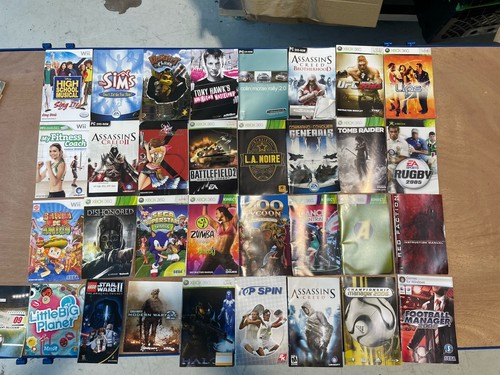 Bundle video games manuals - video,
