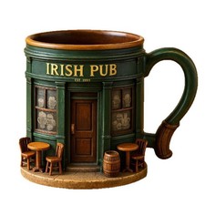 Funny Coffee Cups 3D Vintage