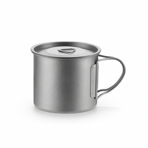 Titanium mug with - titanium,