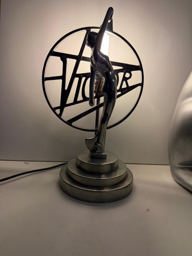Lady lamp art - lady, aluminum